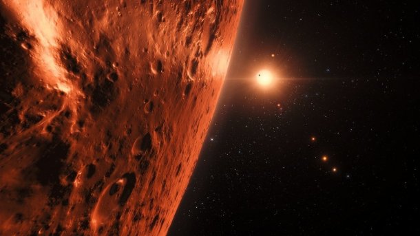 TRAPPIST-1: Hinweise auf Wasser auf exoplaneten in habitabler Zone