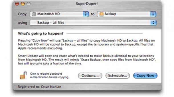 APFS: Beliebtes Backup-Tool SuperDuper! kann noch nicht booten