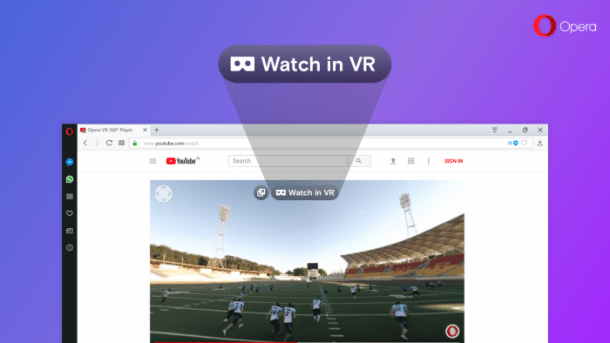 Opera unterstützt VR-Rundum-Videos