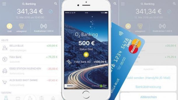 O2 Banking: Datenvolumen als Bonus für Kreditkartenumsatz