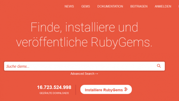 Hosting-Service rubygems.org erlaubte Remote Code Execution