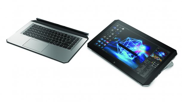 Mobil-Workstation HP ZBook x2: 4K-Touchscreen, 10 Bit, Stift und 10 Stunden Laufzeit