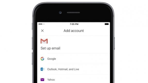 Gmail für iOS spricht mit fremden E-Mail-Anbietern