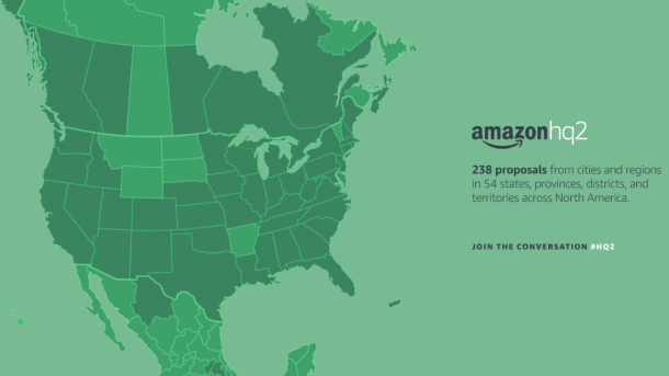 Amazon erhält 238 Bewerbungen für sein zweites Hauptquartier