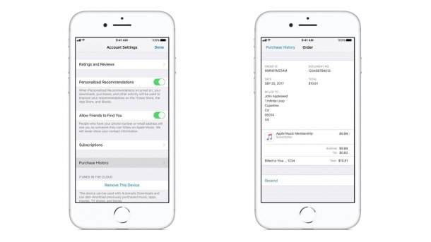 iOS-Geräte zeigen detaillierte App- und iTunes-Kaufgeschichte