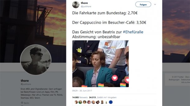 Enttäuschte AfD-Politikerin sorgte für erfolgreichsten deutschen Tweet 2017