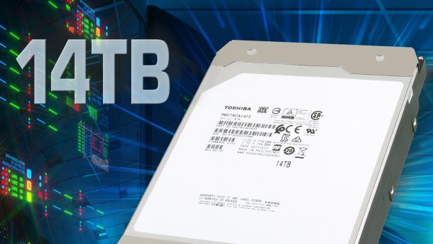 Toshiba bringt 14-TByte-Platte mit PMR-Aufzeichnung