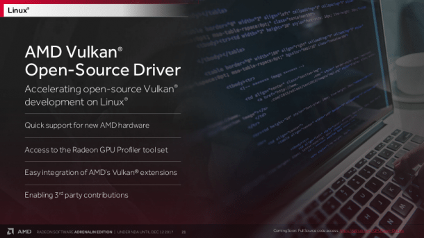AMD verspricht Open-Source-Vulkan-Treiber für Linux