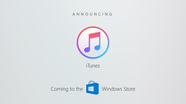 iTunes Microsoft Store