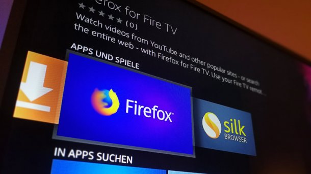 Firefox und Silk: Zwei neue Browser für Fire TV