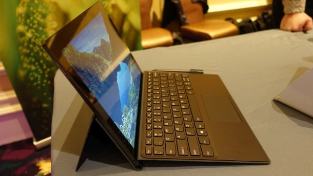 Lenovo Miix 630: Windows-Tablet mit LTE, Tastatur, Stift und ARM-Prozessor