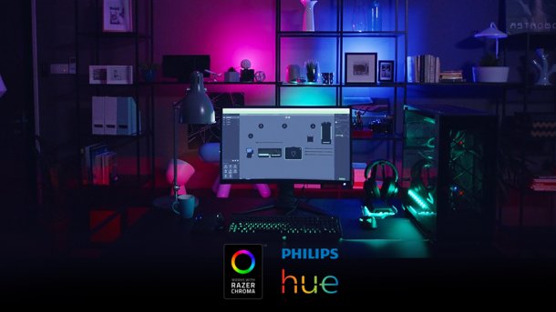 Philips und Razer machen Hue-Lampen zur Gaming-Beleuchtung