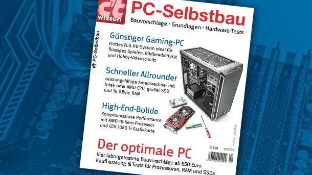 c't wissen PC-Selbstbau jetzt online bestellbar