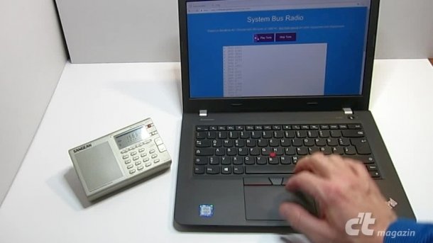 ThinkPad sendet auf Mittelwelle