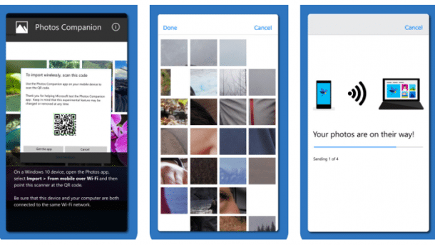 Neue Microsoft-App: Schneller Fototransfer von iOS nach Windows 10