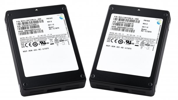 Samsung startet Produktion einer 32-TByte-SSD