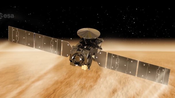 ESA-Marssonde geht in tieferen Orbit