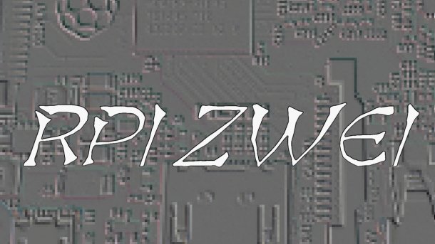 Cover des Albums "RPI zwei" von "Yerzmyey": eine grau stilisierte Ansicht der Oberfläche eines Raspberry Pi