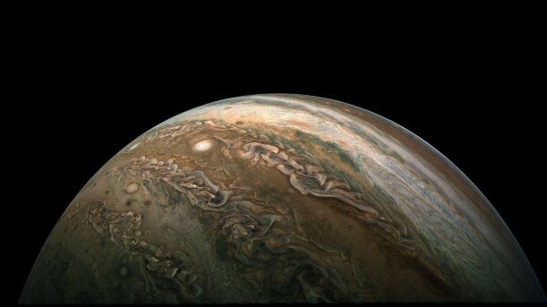 Jupiter: Raumsonde Juno beobachtet Sturm-Karussell an den Polen