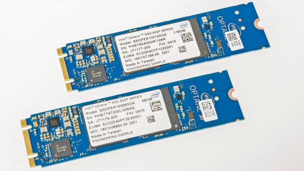 Intel: M-2-SSDs mit Optane-Speicher