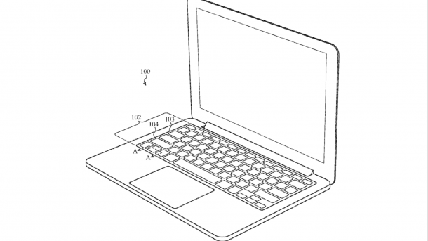 Apple meldet wasserdichte Notebook-Tastatur zum Patent an