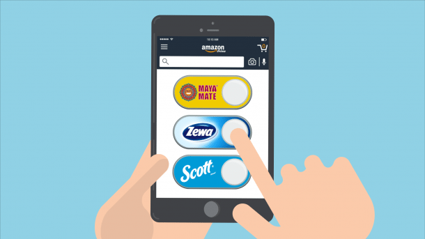 Amazon: Virtuelle Dash-Buttons nun auch in Deutschland