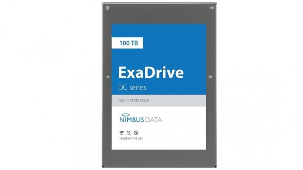 Nimbus ExaDrive DC100: Mega-SSD mit 100 TByte Speicherkapazität schluckt 14 Watt