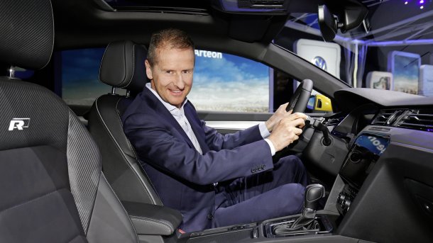 Neuer Volkswagen-Chef Herbert Diess setzt auf Elektromobilität und Digitalisierung