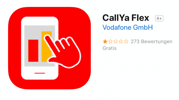 Vodafone CallYa Flex: Tarif-App funktioniert auf dem iPhone nicht mehr