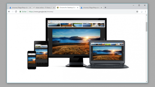 Neues Chrome-Design: Mehr Rundungen für Tabs und Adressleiste