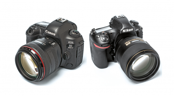 Test: DSRL-Kameras Nikon D850 und Canon EOS 5D Mark IV im Vergleich