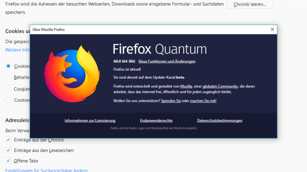 Firefox 60 mit Enterprise-Engine und Langzeit-Support