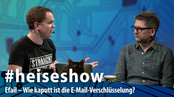 #heiseshow, live ab 12 Uhr: Efail – Wie kaputt ist die E-Mail-Verschlüsselung?