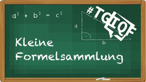 #TGIQF - das Quiz: Kleine Formelsammlung