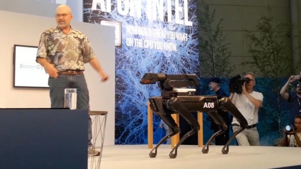 Spot Mini: Boston Dynamics führt Roberhund vor