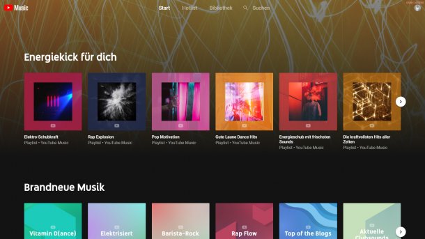 Musik-Streaming: YouTube Music startet in Deutschland