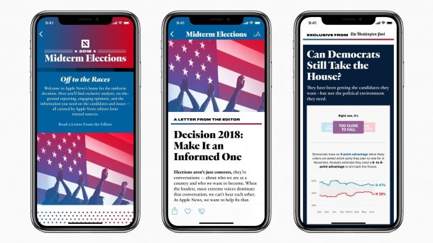 Apple verspricht "faktenbasierte Nachrichten" zur US-Kongresswahl