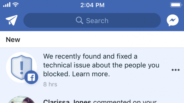 Facebook entsperrte gesperrte Nutzer