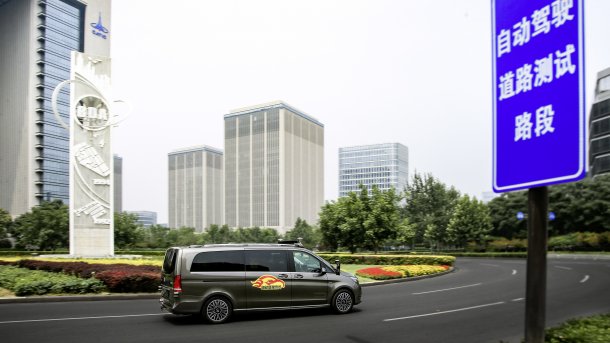 Autonomes Fahren: Daimler darf vollautomatisierte Autos in Peking testen
