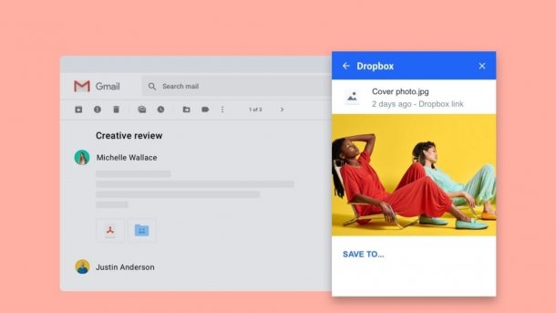 Dropbox veröffentlicht Add-on für Gmail