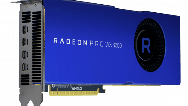 Radeon Pro WX 8200: AMD stellt neue Profi-Grafikkarte vor