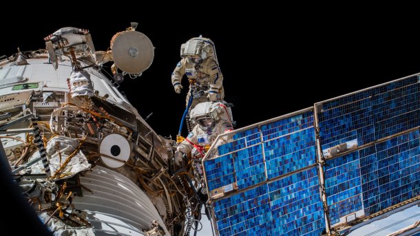 Antenne für Tierbeobachtung erfolgreich an ISS montiert