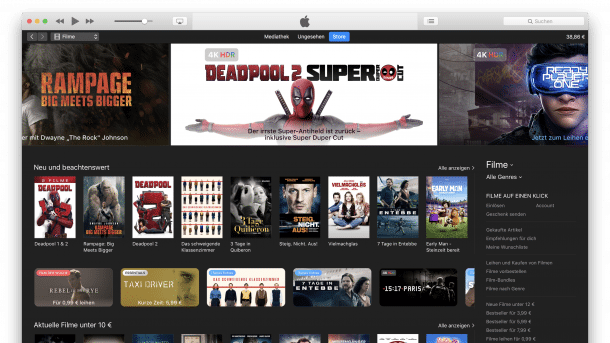 iTunes Store Filme
