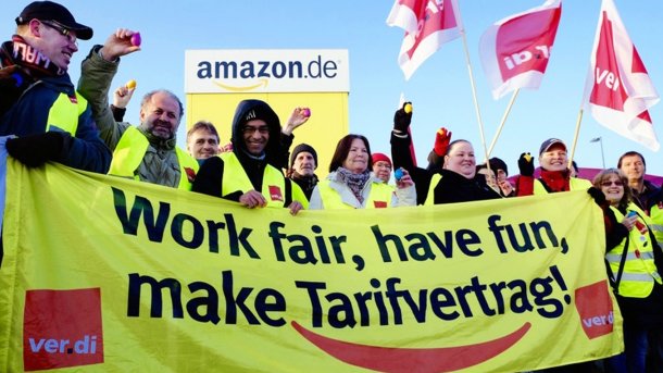 Verdi ruft erneut zu Streiks bei Amazon auf