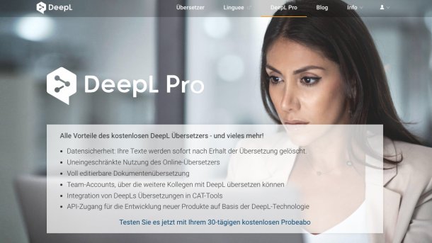 Online-Übersetzer: DeepL Pro wird günstiger