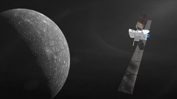 Flug zum Merkur: Europäisch-japanische Raumsonde sendet erstes Signal