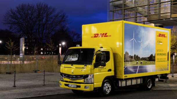 Geparkter Lastwagen 7,5 Tonnen