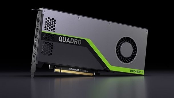 Nvidia Quadro RTX 4000: Raytracing-Beschleuniger für Profis im Single-Slot-Design