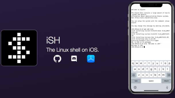 iSH: Linux-Shell als App für iPhone und iPad