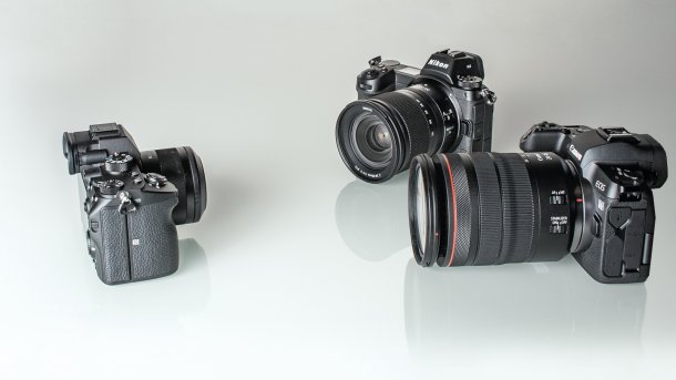 Mächtige Spiegellose: Sony A7R III gegen Canon EOS R und Nikon Z7